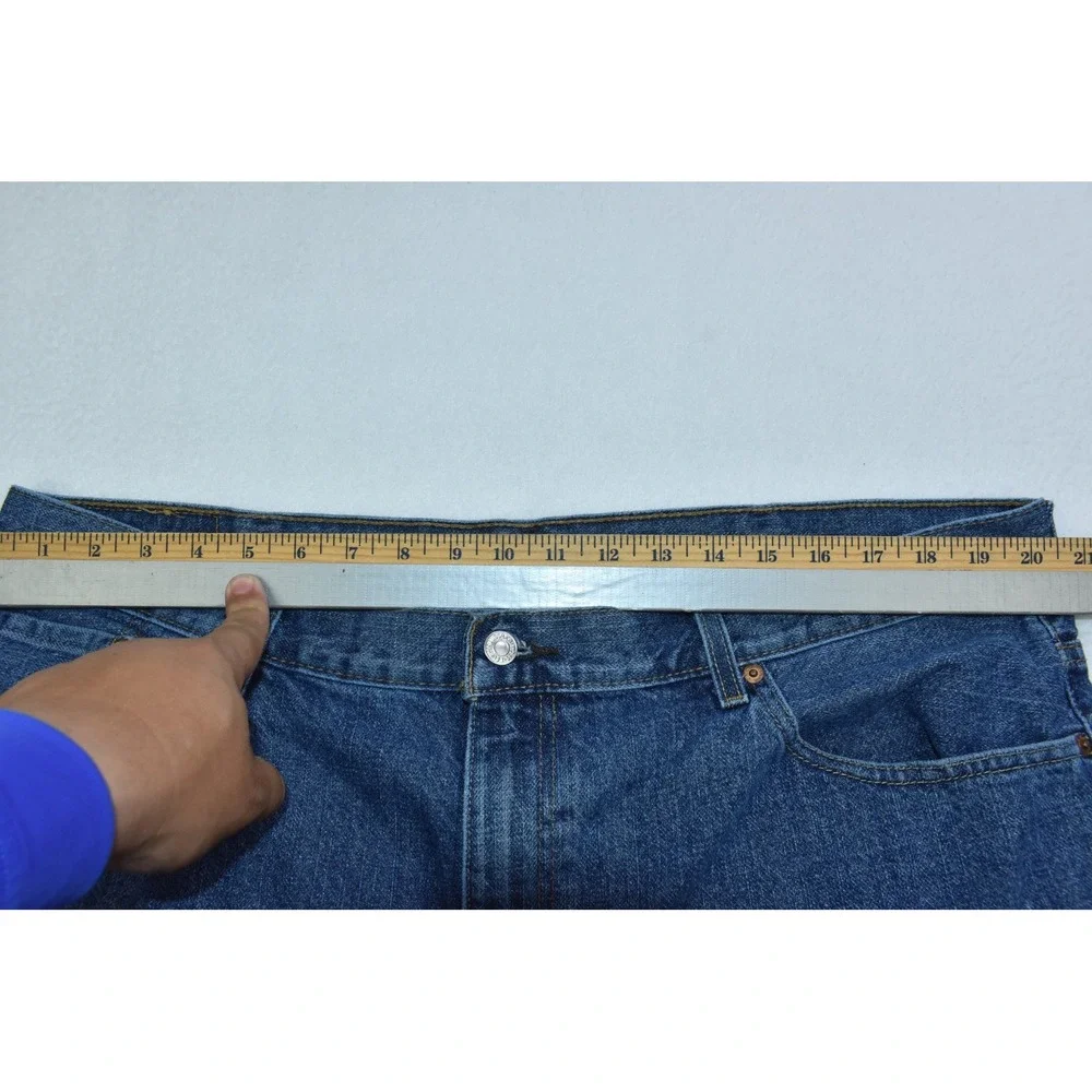 Levi's 550 Denim Shorts Jorts Men's Shorts Size 42 Blue Denim Bermuda